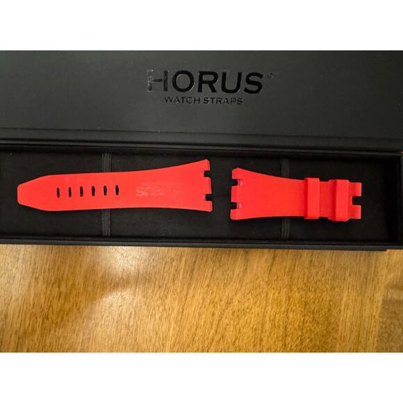 Horus for Audemars Piguet 42mm Heat Red Rubber Strap for Royal Oak Offshore main image 10
